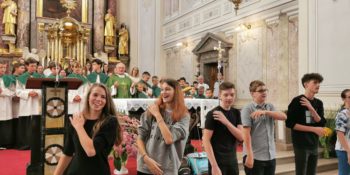 Katehetska maša ob začetku šolskega leta