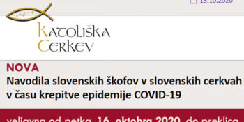 Duhovna oskrba v cerkvi v času izrednih razmer