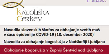 Duhovna oskrba v cerkvi v božičnem času